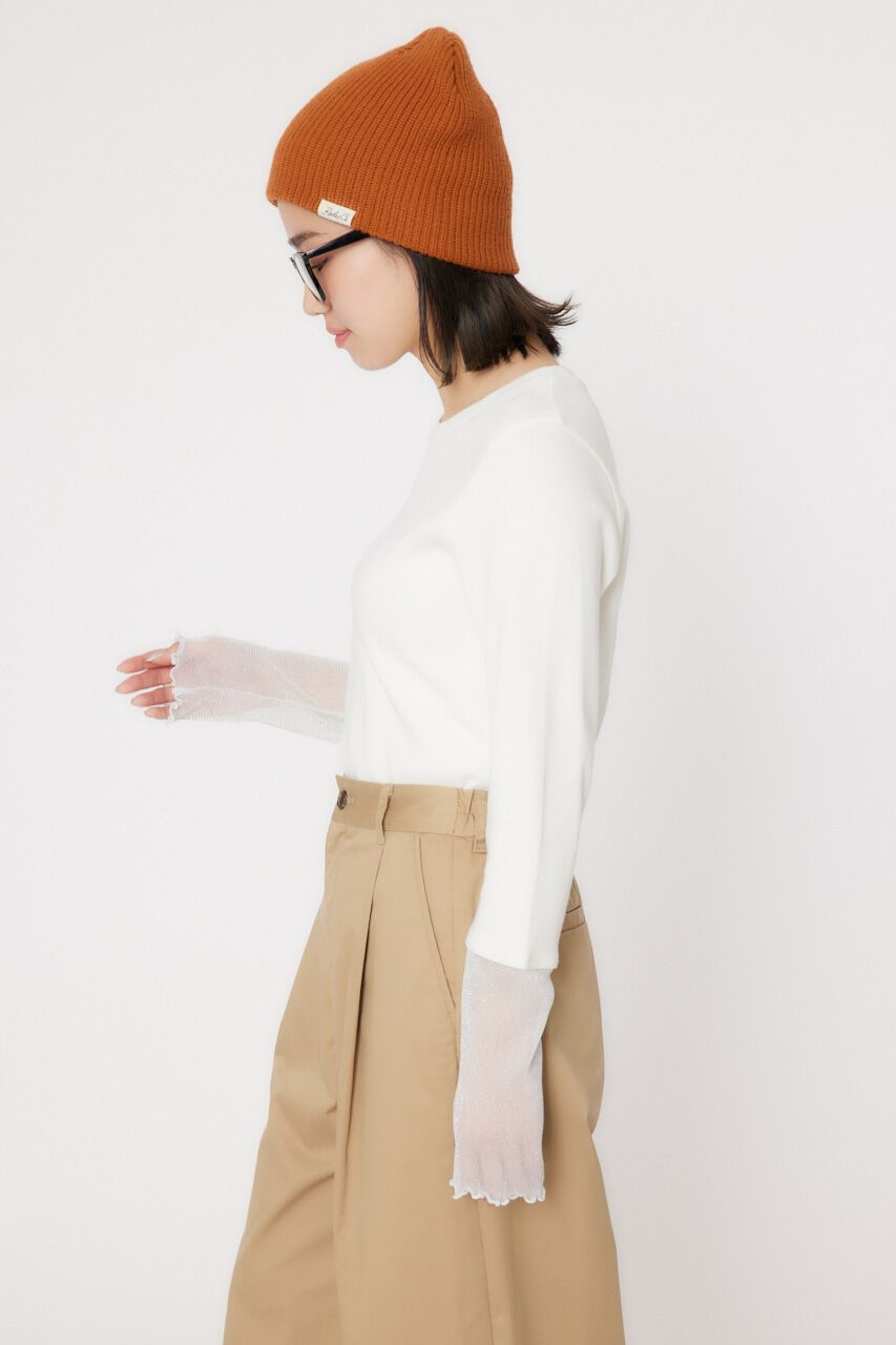 RODEO CROWNS「アームチュールトップス」|Tシャツ・カットソー|