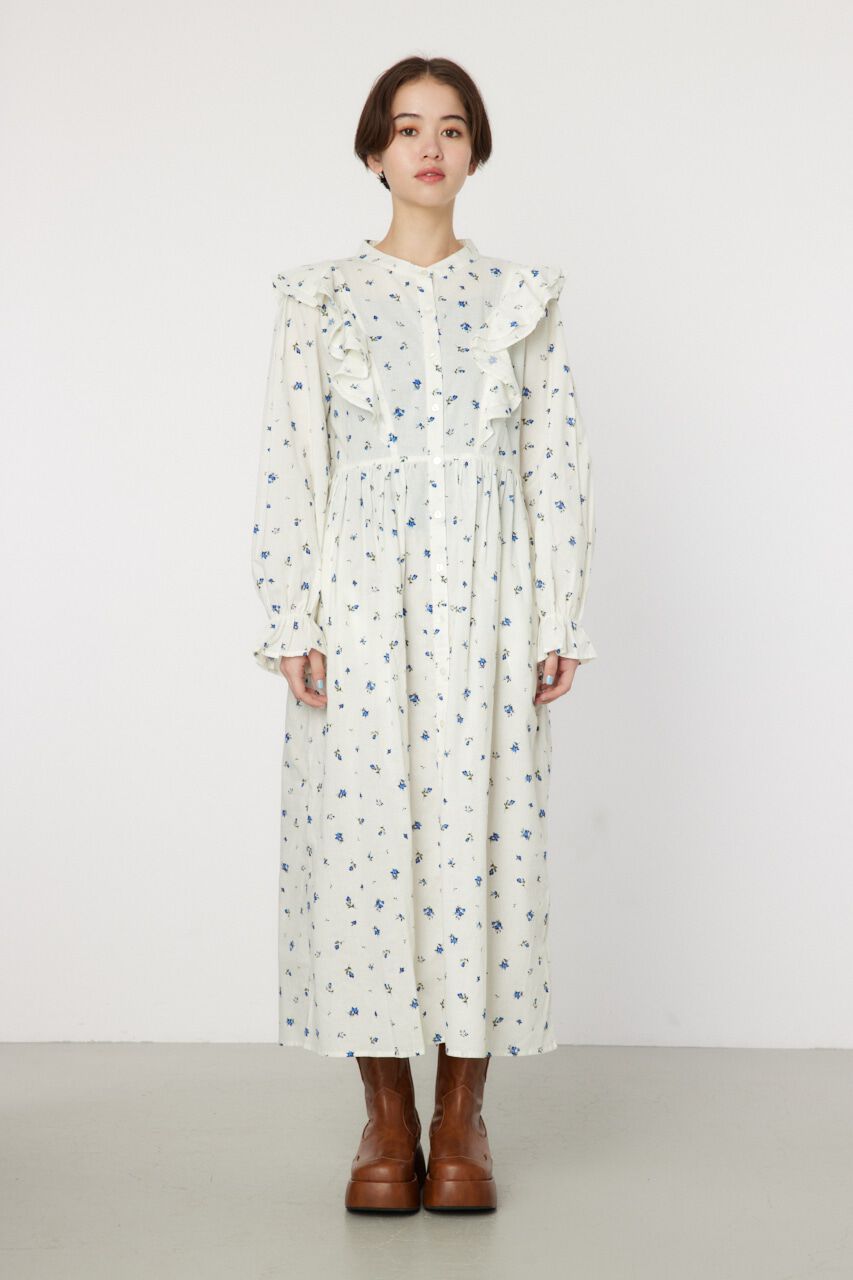 RODEO CROWNS「フラワーパターンフリルワンピース」|ワンピース|