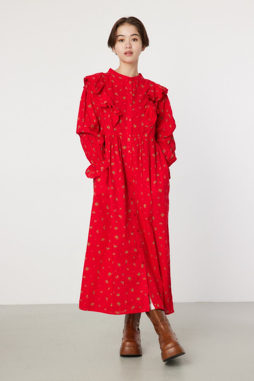 RODEO CROWNS「フラワーパターンフリルワンピース」|ワンピース|