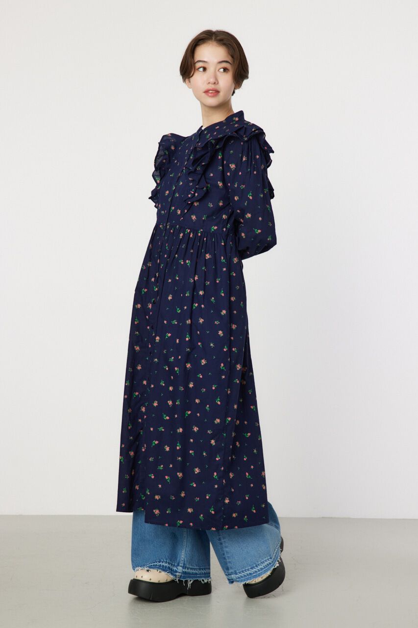 RODEO CROWNS「フラワーパターンフリルワンピース」|ワンピース|