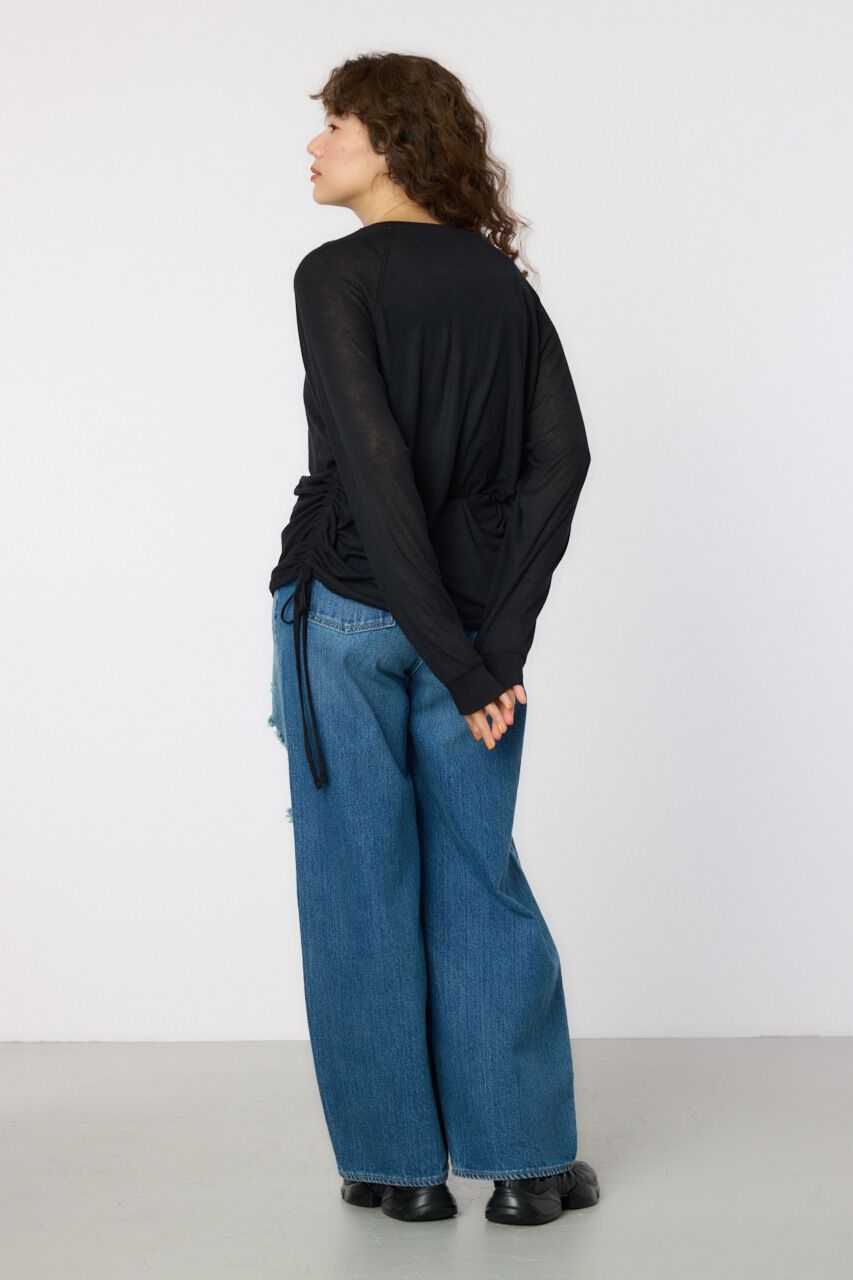 RODEO CROWNS「サイドシャーリングルーズトップス」|Tシャツ・カットソー|