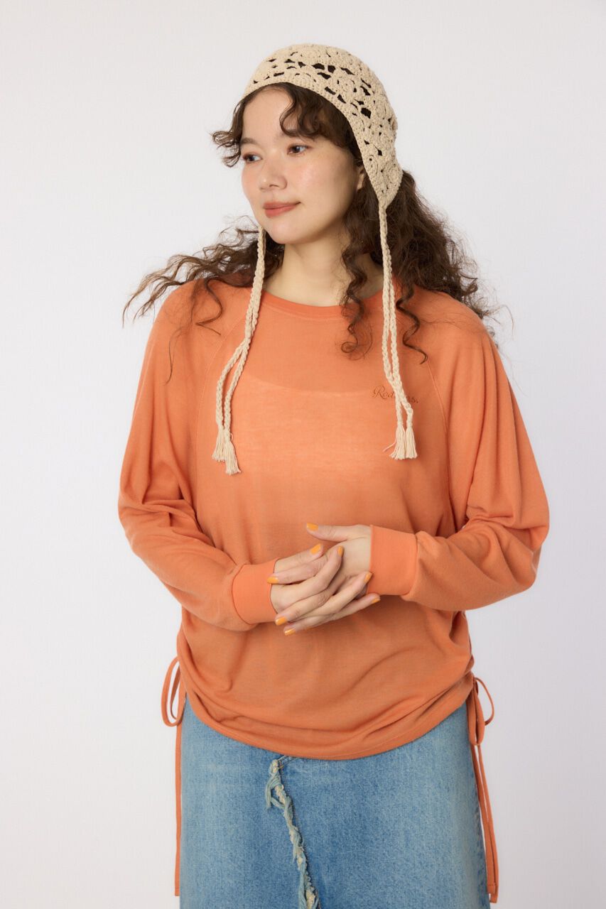 RODEO CROWNS「サイドシャーリングルーズトップス」|Tシャツ・カットソー|