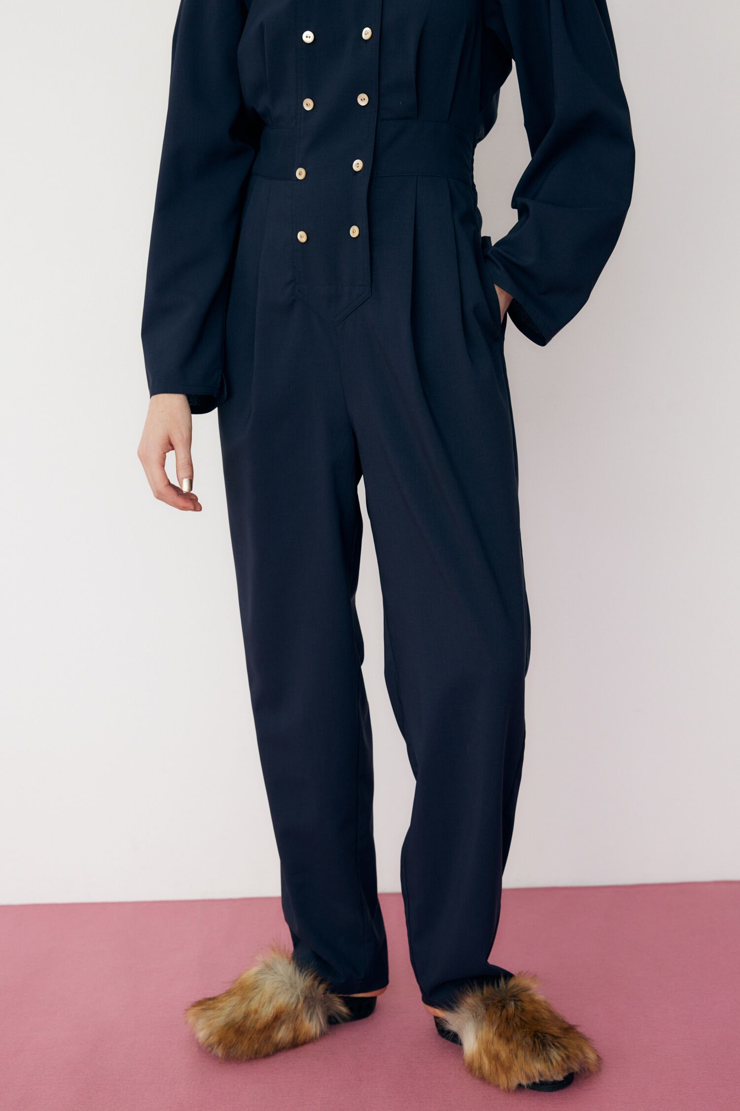 HeRIN.CYE「Cup shoulder jump suits」|ワンピース|
