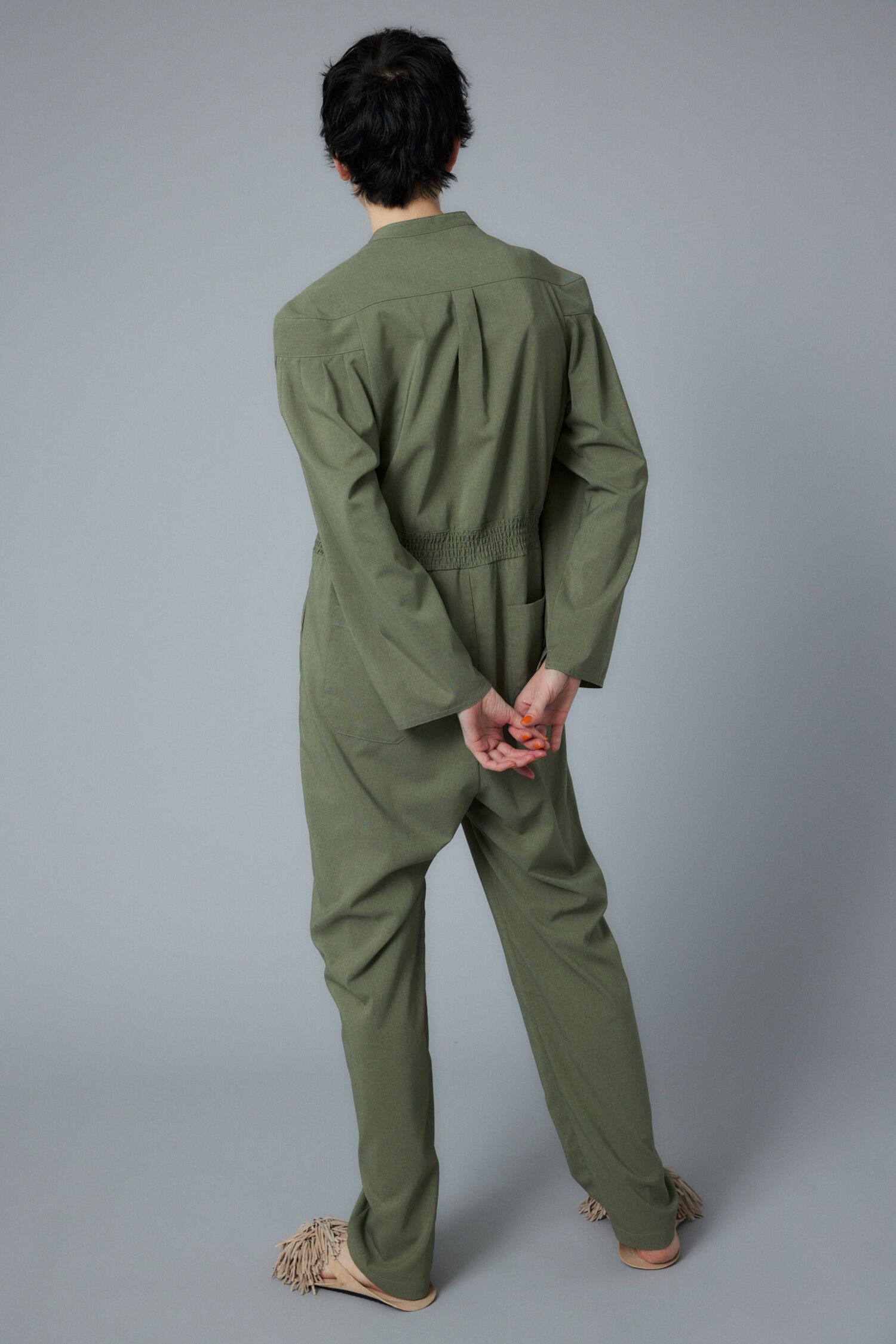 HeRIN.CYE「Cup shoulder jump suits」|ワンピース|