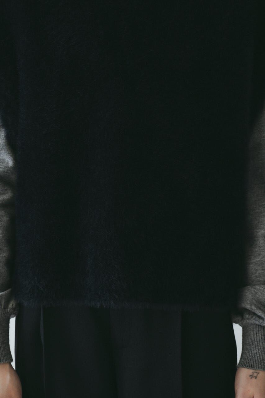 HeRIN.CYE「Shaggy knit vest」|ニット・セーター|