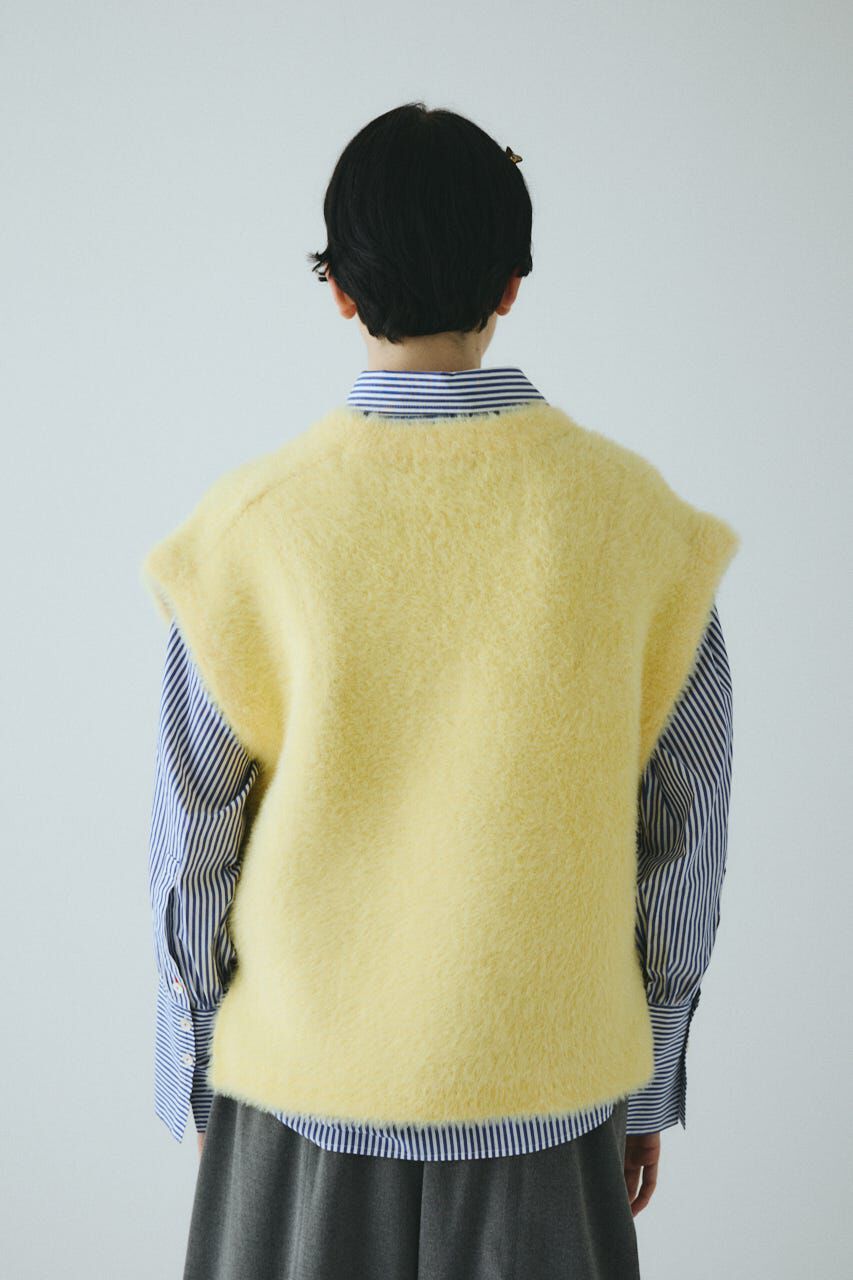 HeRIN.CYE「Shaggy knit vest」|ニット・セーター|