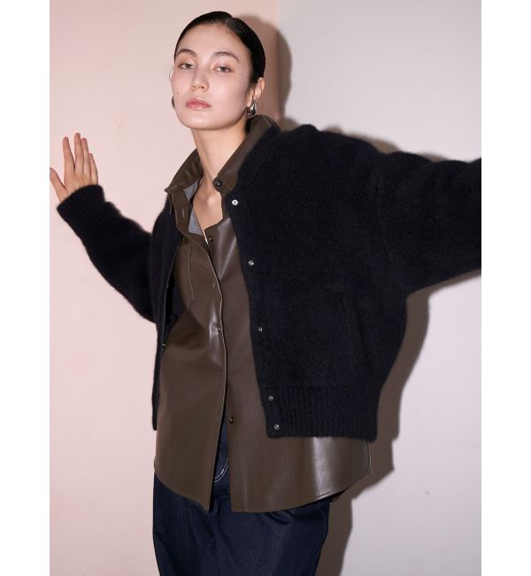 ELENDEEK「CN RACCOON MIX BZ」|カーディガン|