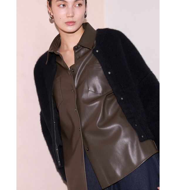 ELENDEEK「CN RACCOON MIX BZ」|カーディガン|