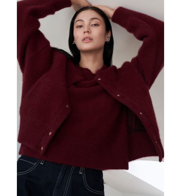 ELENDEEK「CN RACCOON MIX BZ」|カーディガン|