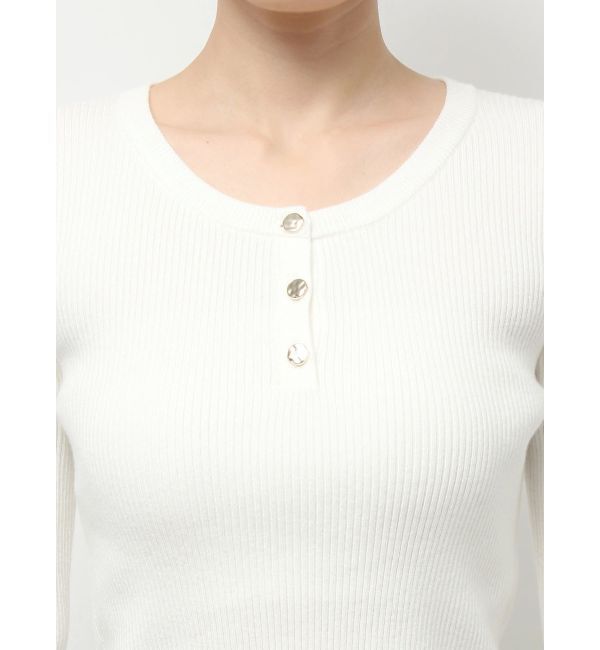 RESEXXY「ヘンリーネックニットトップス」|ニット・セーター|