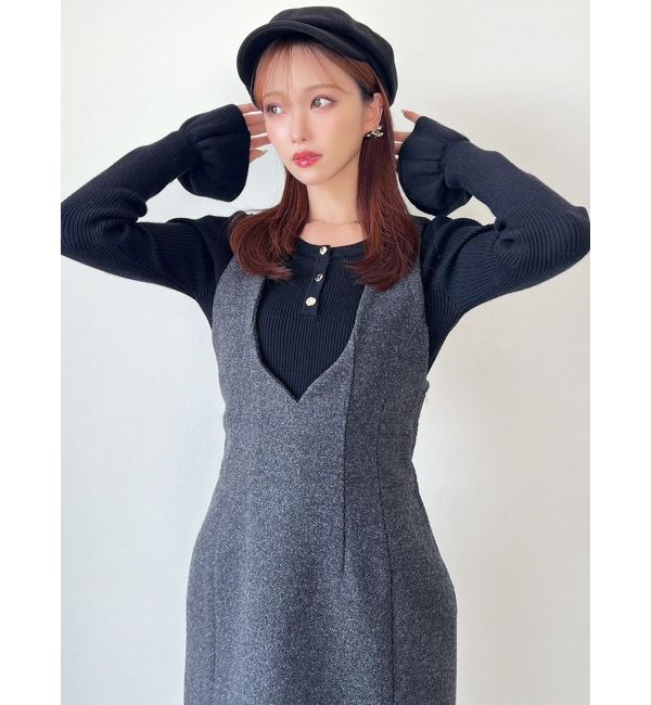 RESEXXY「ヘンリーネックニットトップス」|ニット・セーター|