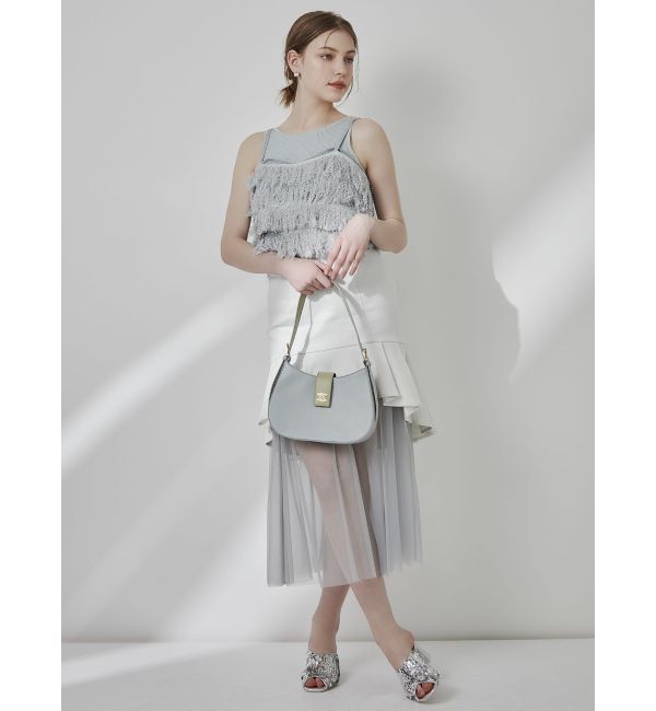 dazzlin「チュールドッキングデニムスカート」|スカート|