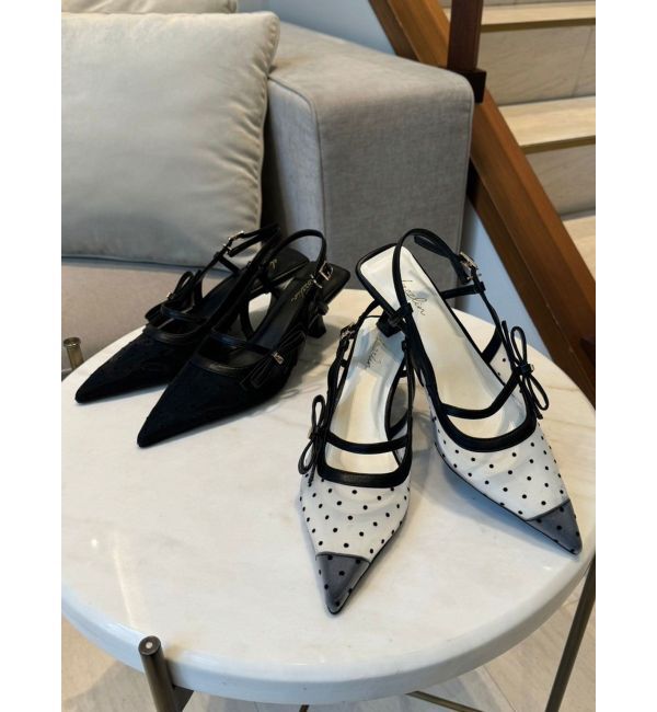 dazzlin「サイドリボンプラットフォームパンプス」|パンプス|