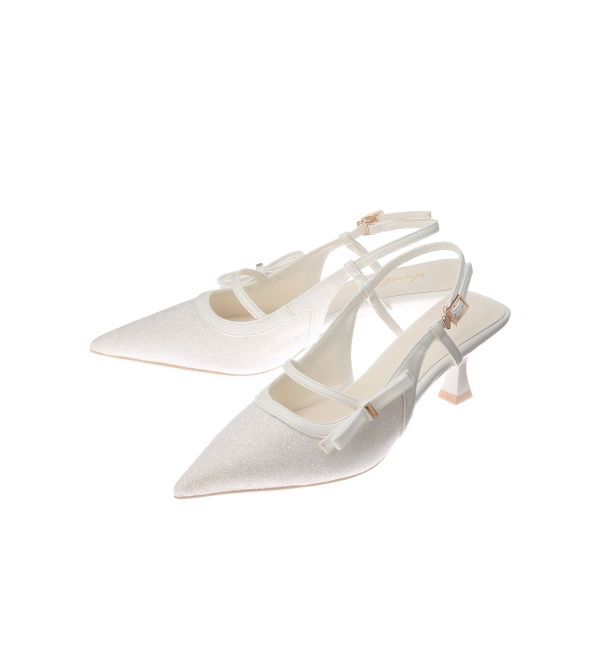 dazzlin「サイドリボンプラットフォームパンプス」|パンプス|