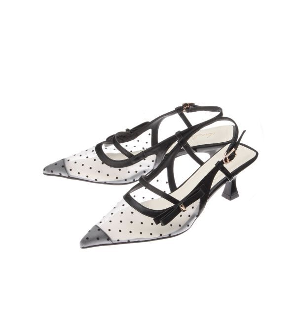 dazzlin「サイドリボンプラットフォームパンプス」|パンプス|ミックス