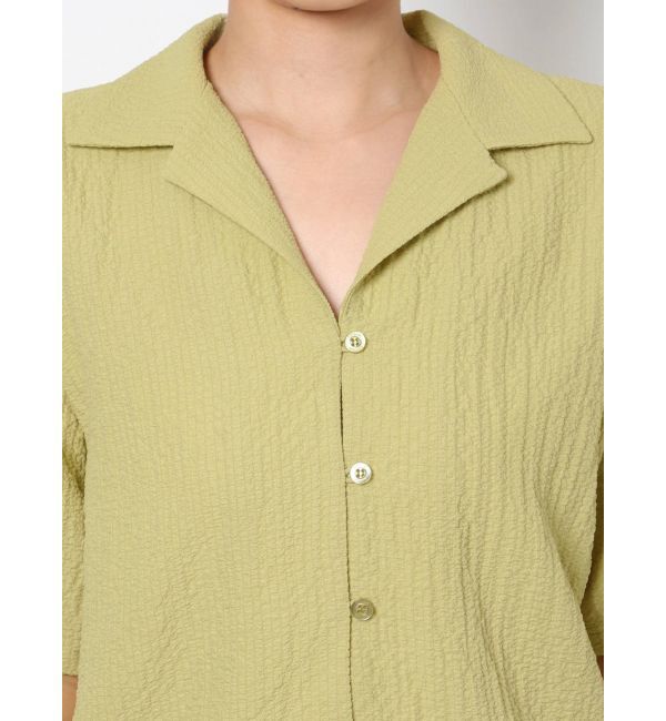 EMODA「リンクルオープンカラーシャツ」|シャツ・ブラウス|