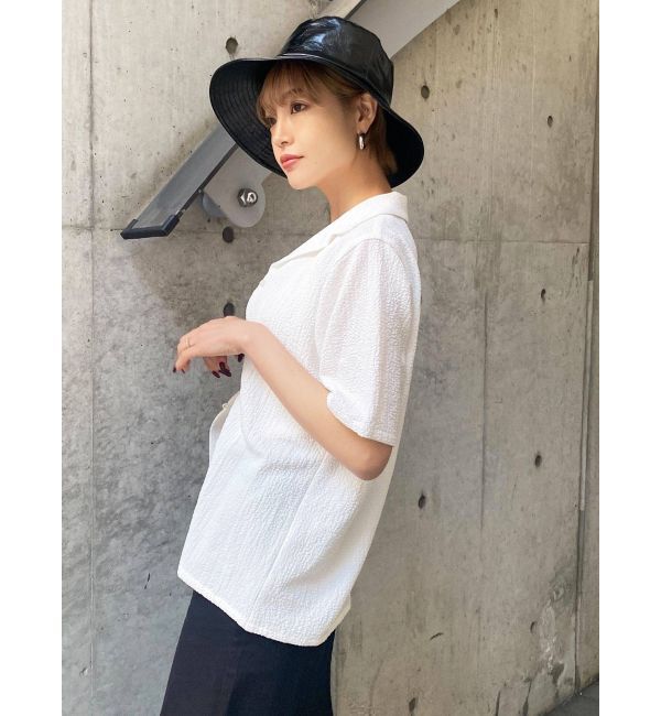 EMODA「リンクルオープンカラーシャツ」|シャツ・ブラウス|