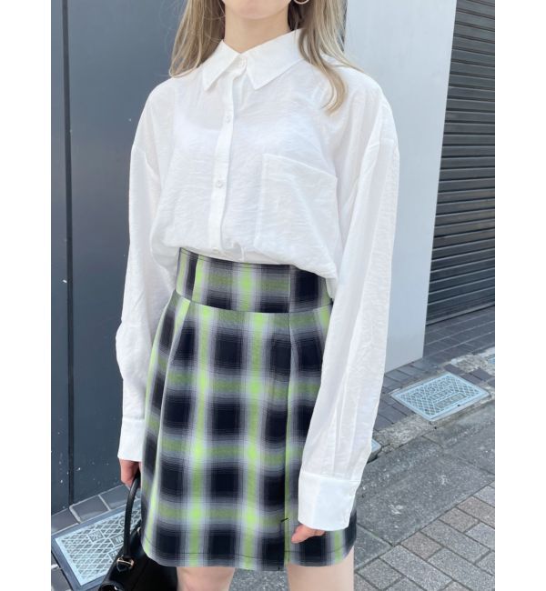 EMODA「オーバーシアールーズシャツ」|シャツ・ブラウス|ホワイト