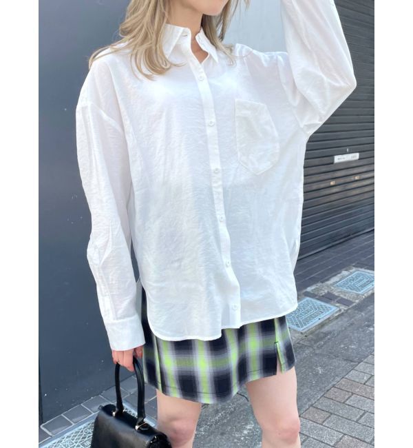 EMODA「オーバーシアールーズシャツ」|シャツ・ブラウス|