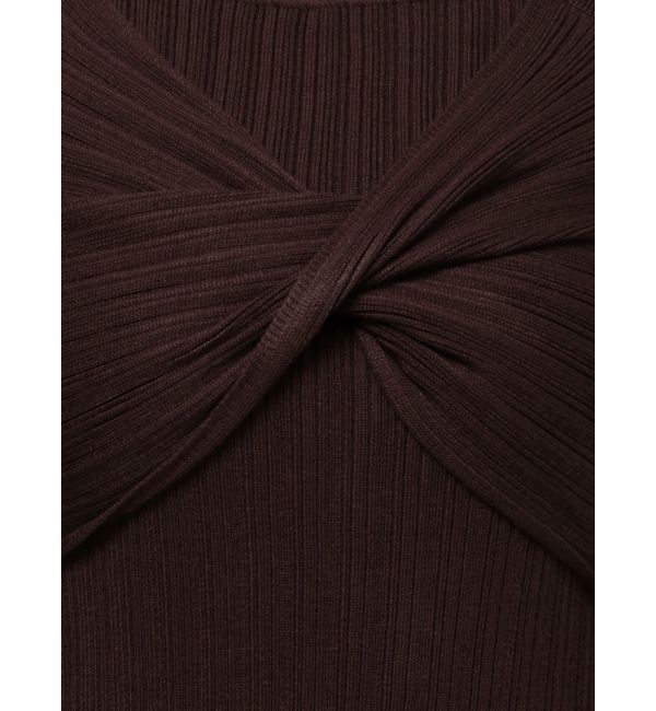 MERCURYDUO「2WAYランダムリブビスチェ風マーメイドニットワンピース」|ワンピース|