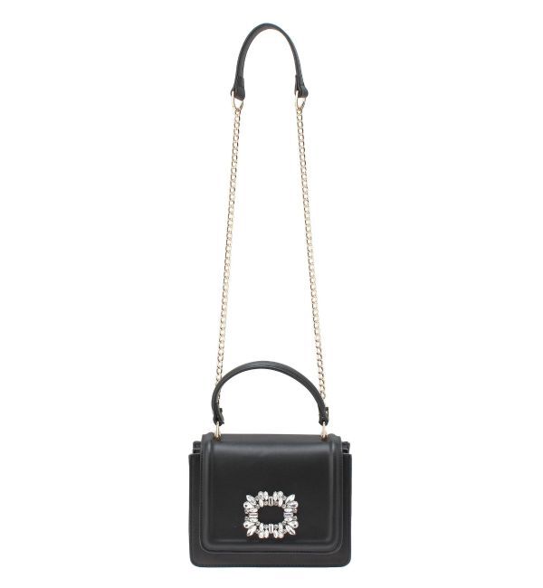 MERCURYDUO「ビジュー付プリーツBAG」|ハンドバッグ|