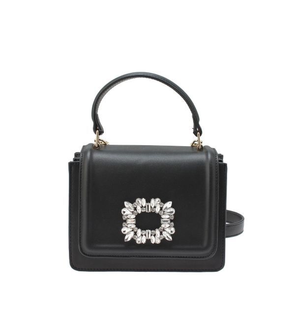 MERCURYDUO「ビジュー付プリーツBAG」|ハンドバッグ|