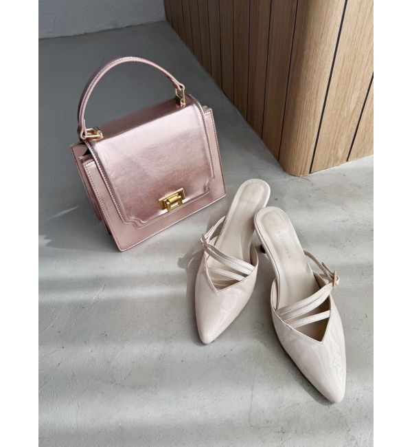 MERCURYDUO「アコーディオンスクエアバッグ」|ハンドバッグ|