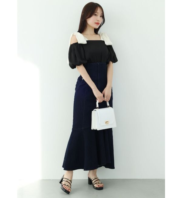 MERCURYDUO「アコーディオンスクエアバッグ」|ハンドバッグ|