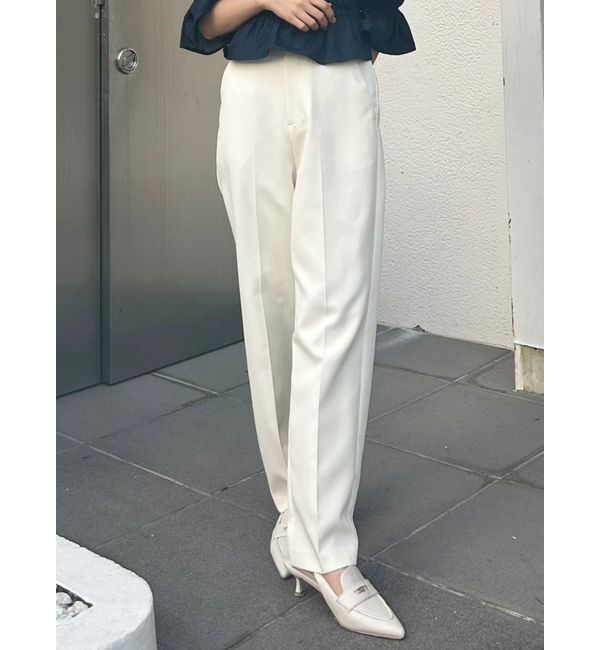 MERCURYDUO「basicテーパードパンツ」|その他|アイボリー