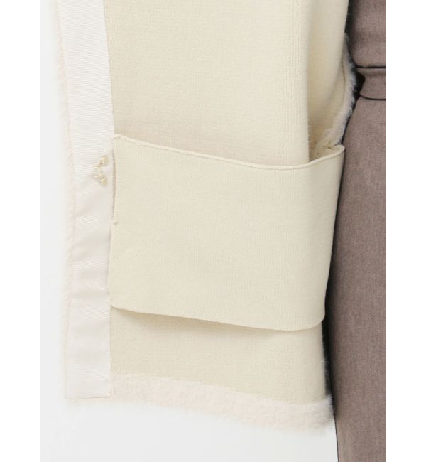 LAGUNAMOON「ミニシャギーセッケツニットカーディガン」|カーディガン|