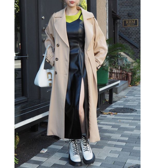 EVRIS「サイドギャザーリブトップス」|Tシャツ・カットソー|