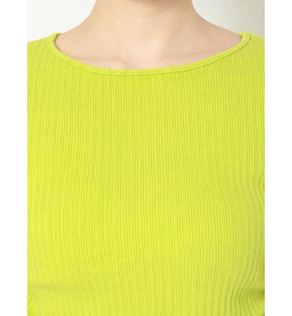 EVRIS「サイドギャザーリブトップス」|Tシャツ・カットソー|