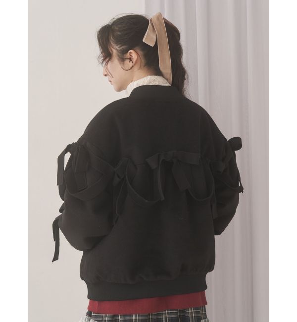 merry jenny「ribbon ribbon blouson」|ブルゾン・スタジャン|