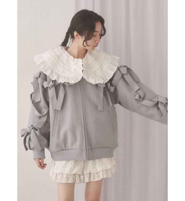 merry jenny「ribbon ribbon blouson」|ブルゾン・スタジャン|