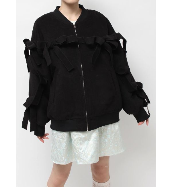merry jenny「ribbon ribbon blouson」|ブルゾン・スタジャン|