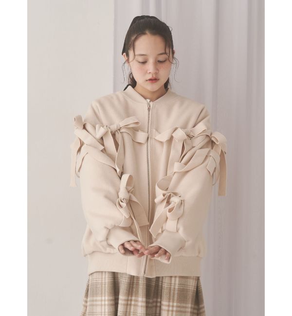 merry jenny「ribbon ribbon blouson」|ブルゾン・スタジャン|