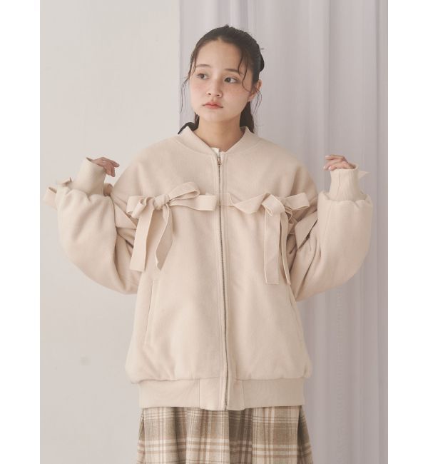 merry jenny「ribbon ribbon blouson」|ブルゾン・スタジャン|