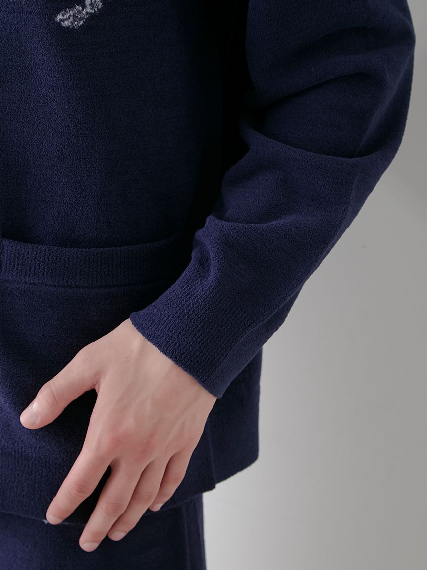 GELATO PIQUE HOMME「【HOMME】sleeping cat ジャガードカーディガン」|カーディガン|