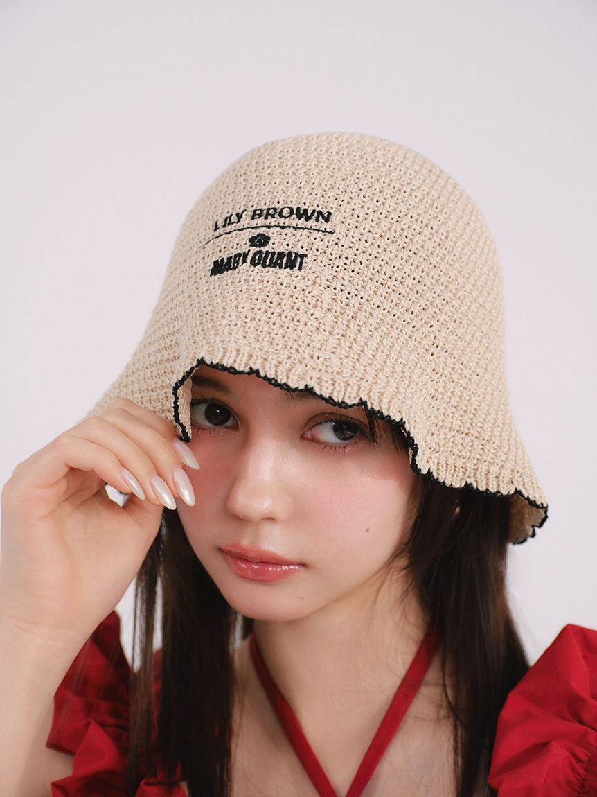 LILY BROWN「【LILY BROWN&times;MARY QUANT】サマーバケットハット」|ハット|BEG