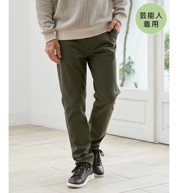 ikka「GOKU楽パンツ EASY STRETCH 起毛5P」|その他|オリーブ