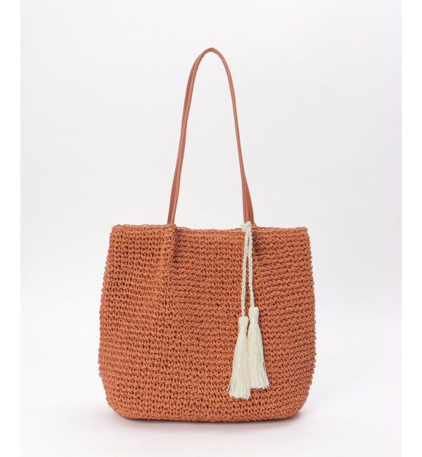 Lbc with Life「タッセルペーパートートバッグ」|その他|