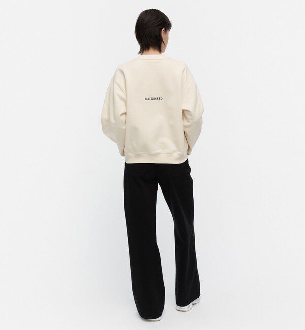 Marimekko「Hiutale Vihkiruusu Placement スウェット」|シャツ・ブラウス|