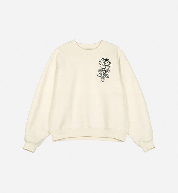 Marimekko「Hiutale Vihkiruusu Placement スウェット」|シャツ・ブラウス|