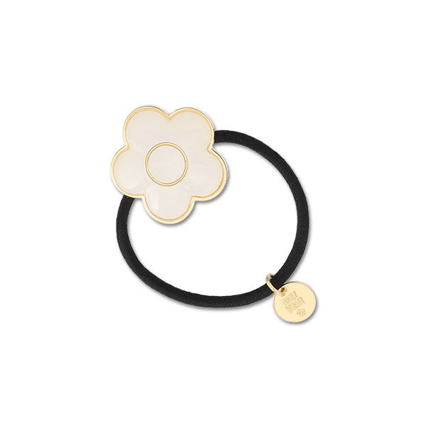 MARY QUANT「マーブルキャンディデイジー ヘアゴム」|ヘアゴム・シュシュ|ホワイト