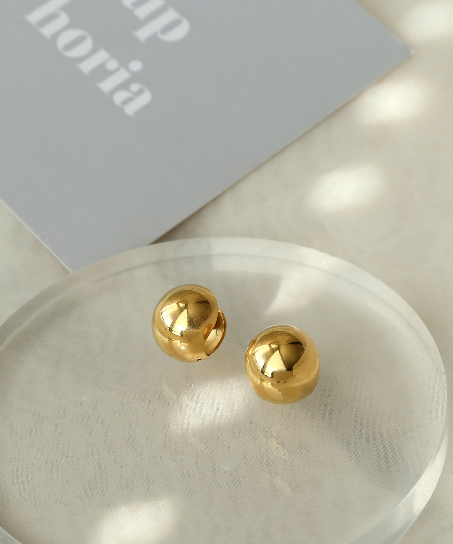 colleca la「[stainless]ステンレス・メタルボールピアス〈金属アレルギー対応〉」|ピアス|ゴールド