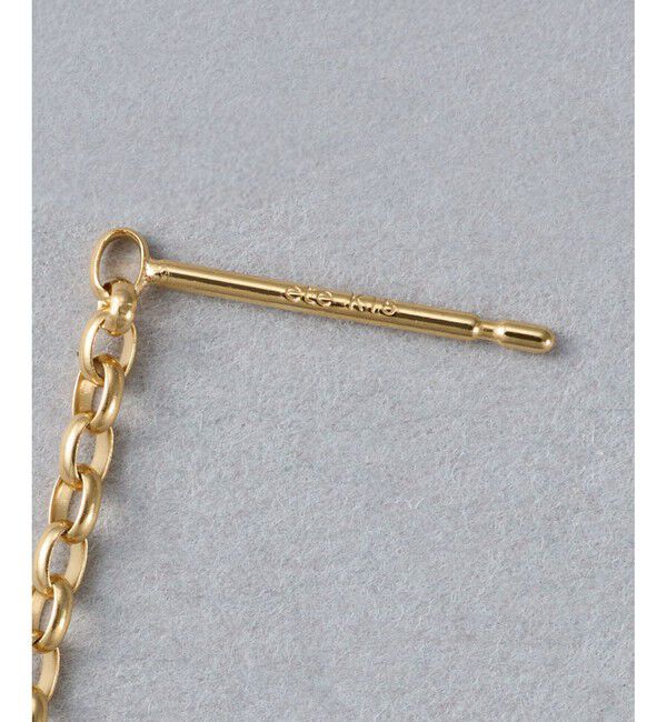 ete「[レイヤード] パール チェーン ピアス」|ピアス|