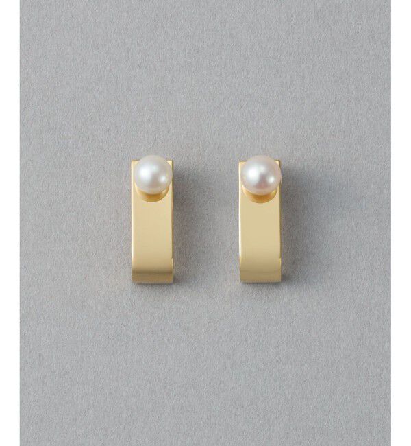 ete「[レイヤード] パール マルチ ピアス」|ピアス|イエローゴールド