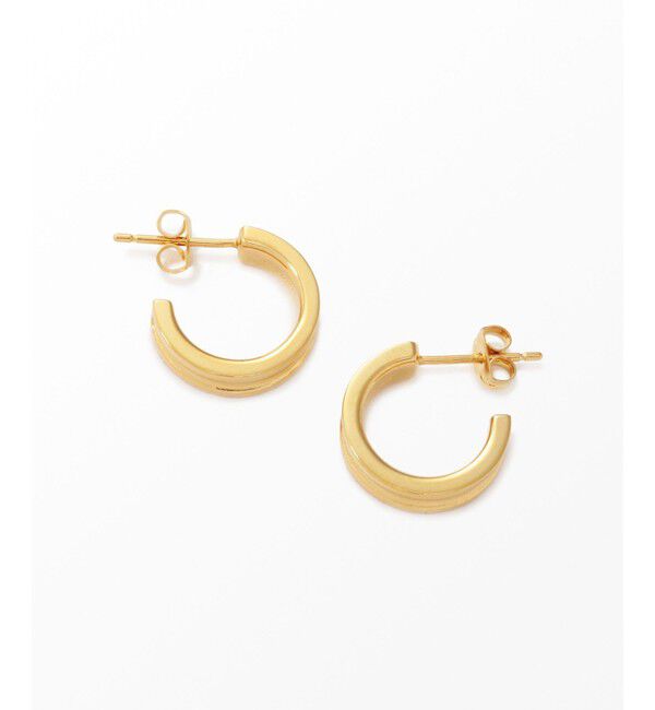 Jouete「フープ ピアス」|ピアス|イエローゴールド