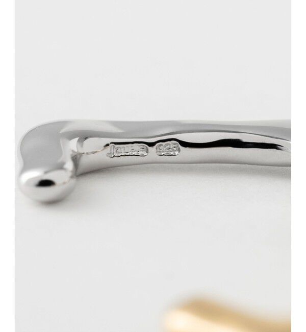 Jouete「スナップカフス スクエア コンビカラー」|イヤーカフ|