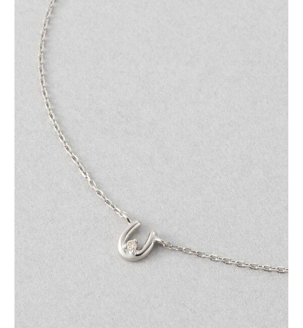 Jouete「K10WG ブレスレット ダイヤモンド ホースシュー」|ブレスレット・バングル|